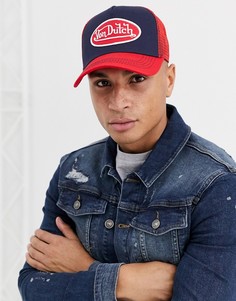 Бейсболка с логотипом Von Dutch-Темно-синий