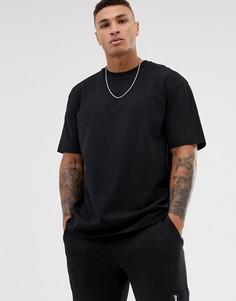 Черная oversize-футболка Topman-Черный