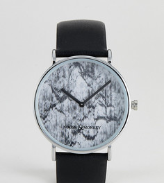 Часы с кожаным ремешком Noose & Monkey-Черный