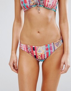 Бикини трусики-хипстеры Seafolly Beach Bazaar-Мульти