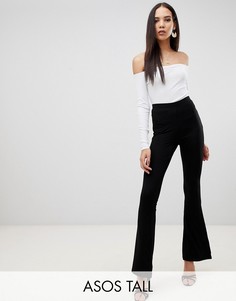 Расклешенные леггинсы ASOS DESIGN Tall-Черный