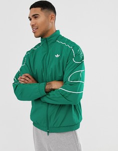 Зеленая спортивная куртка adidas Originals - flamestrike-Зеленый