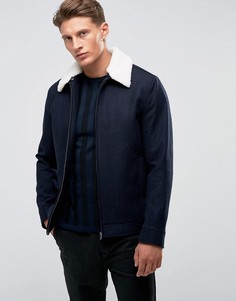 Куртка с воротником \борг\" French Connection-Темно-синий