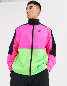 Розовая олимпийка с логотипом Nike-Розовый