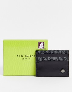 Черная визитница с логотипом Ted Baker Pallay-Черный