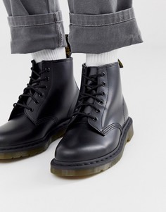 Черные ботинки с 6 парами люверсов Dr Martens 101-Черный