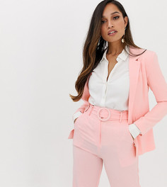 Блейзер свободного кроя из комплекта Fashion Union Petite-Розовый