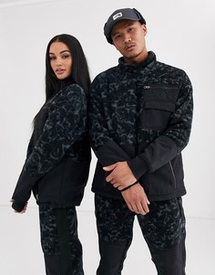 Серый флисовый топ с принтом The North Face 94 Rage