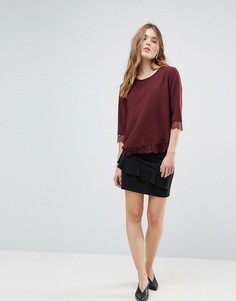 Юбка с оборками Only Kelly-Черный