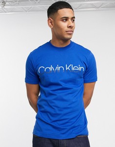 Футболка с логотипом Calvin Klein-Синий