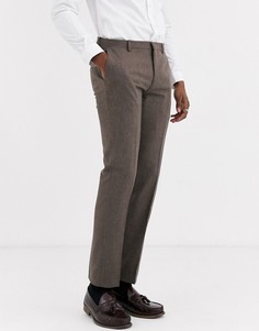 Коричневые узкие брюки Shelby & Sons-Коричневый