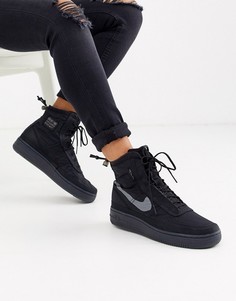 Черные кроссовки Nike Air Force 1-Черный