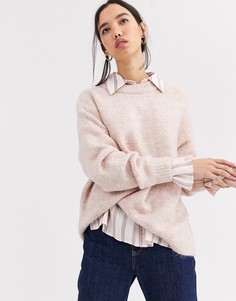 Джемпер с длинными рукавами Only-Розовый