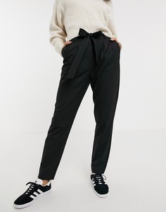 Узкие брюки Selected-Черный