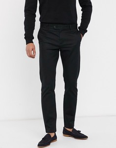 Узкие брюки Selected Homme-Черный