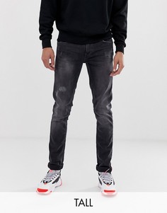 Серые облегающие джинсы Blend Tall cirrus-Серый