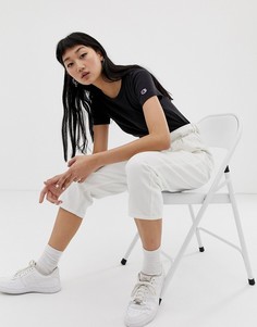 Футболка с логотипом Champion-Черный