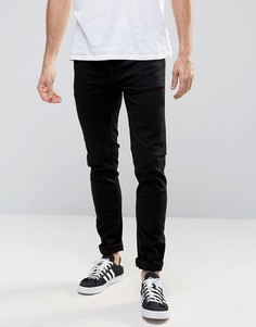 Черные супероблегающие джинсы Burton Menswear-Черный