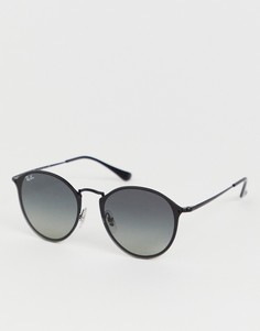 Черные круглые солнцезащитные очки Ray-Ban 0RB3574N-Черный