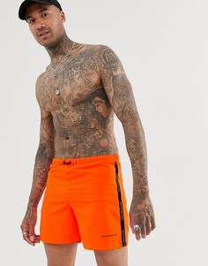 Оранжевые шорты для плавания с фирменной тесьмой Good For Nothing-Оранжевый