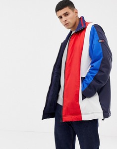 Oversize-куртка в стиле колор блок Tommy Hilfiger-Черный