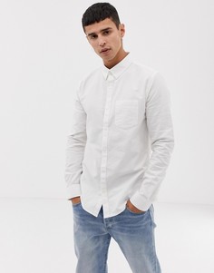 Белая оксфордская рубашка классического кроя New Look-Белый