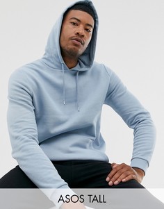 Голубой худи ASOS DESIGN Tall-Синий