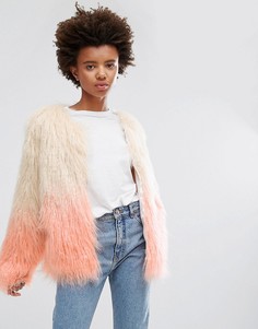 Куртка из искусственного меха Unreal Fur Dream-Розовый