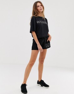 Черные шорты с логотипом Ivy Park-Черный
