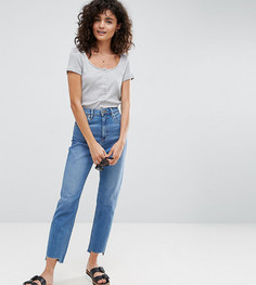 Джинсы слим в винтажном стиле с завышенной талией ASOS DESIGN Farleigh-Синий