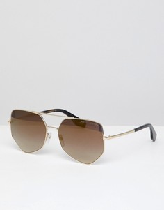 Квадратные солнцезащитные очки Marc Jacobs-Золотой