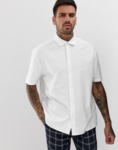 Белая оксфордская oversize-рубашка ASOS DESIGN-Белый