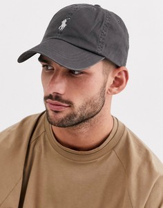 Зеленая бейсболка Polo Ralph Lauren-Серый