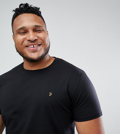 Черная футболка с логотипом Farah Farris эксклюзивно на ASOS-Черный