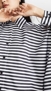 Rosetta Getty Oversized Caftan Shirtdress