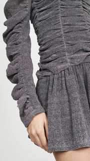 endless rose Metallic Ruched Dress