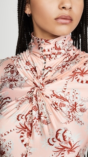 Paco Rabanne Long Sleeve Maxi Dress