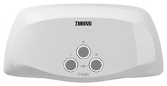 Водонагреватель проточный Zanussi 3-logic 5.5 T (кран) white