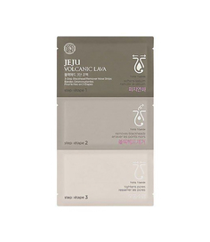 Патчи для очищения кожи THE FACE SHOP Jeju Volcanic Lava 3-Step Blackhead Remover Nose