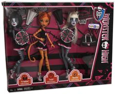 Кукла Monster High Торалей, Пурсефона, Мяулоди Группа поддержки Y7297