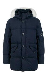 Пуховик мужской CP Company синий 50