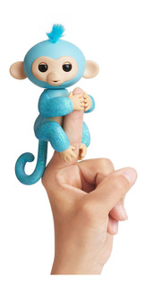 Интерактивная игрушка обезьянка Амелия изумрудная Fingerlings