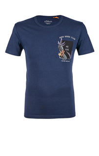 Футболка мужская S.Oliver синяя 54