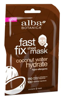 Маска для лица Alba Botanica Fast Fix Sheet Mask Coconut Water Hydrate 15 г