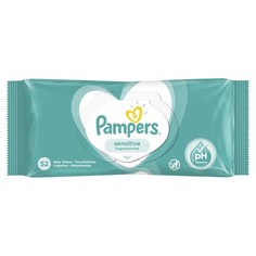 Детские влажные салфетки Pampers Sensitive 52 шт.