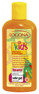 Детский шампунь и гель для душа Logona For kids
