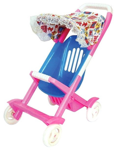 Коляска для кукол Завод Огонек Лада С-602 Розово-Голубая ОГОНЕК.