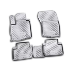 Коврики в салон Element для MITSUBISHI Outlander XL 2005-2012, 4 шт. полиуретан, серые
