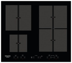Встраиваемая варочная панель индукционная Hotpoint-Ariston KIT 641 F B Black