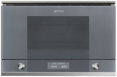 Встраиваемая микроволновая печь с грилем Smeg Linea MP122S1